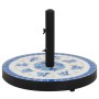 Runder Sonnenschirmständer in Blau und Weiß, 12 kg. von vidaXL, Schirmständer - Ref: Foro24-362221, Preis: 76,39 €, Rabatt: %