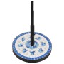 Runder Sonnenschirmständer in Blau und Weiß, 12 kg. von vidaXL, Schirmständer - Ref: Foro24-362221, Preis: 76,39 €, Rabatt: %