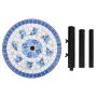 Runder Sonnenschirmständer in Blau und Weiß, 12 kg. von vidaXL, Schirmständer - Ref: Foro24-362221, Preis: 73,39 €, Rabatt: %
