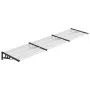 Türvordach aus schwarzem und transparentem Polycarbonat 358,5x90cm von vidaXL, Markisen - Ref: Foro24-153688, Preis: 106,15 €...