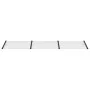 Türvordach aus schwarzem und transparentem Polycarbonat 358,5x90cm von vidaXL, Markisen - Ref: Foro24-153688, Preis: 106,15 €...