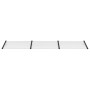 Türvordach aus schwarzem und transparentem Polycarbonat 358,5x90cm von vidaXL, Markisen - Ref: Foro24-153688, Preis: 107,79 €...