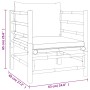 5-teiliges Gartenmöbel-Set aus Bambus mit hellgrauen Kissen von vidaXL, Gartensets - Ref: Foro24-3155089, Preis: 497,84 €, Ra...