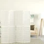 Folding screen with 4 Japanese-style white panels 160x170 cm by vidaXL, Room dividers - Ref: Foro24-352088, Price: 167,69 €, ...