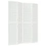 Folding screen with 4 Japanese-style white panels 160x170 cm by vidaXL, Room dividers - Ref: Foro24-352088, Price: 167,69 €, ...