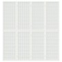 Folding screen with 4 Japanese-style white panels 160x170 cm by vidaXL, Room dividers - Ref: Foro24-352088, Price: 170,99 €, ...