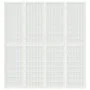 Folding screen with 4 Japanese-style white panels 160x170 cm by vidaXL, Room dividers - Ref: Foro24-352088, Price: 167,69 €, ...