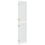 Biombo plegable con 4 paneles estilo japonés blanco 160x170 cm