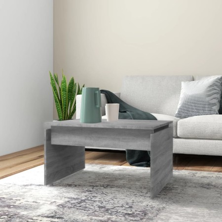 Mesa de centro madera contrachapada gris Sonoma 68x50x38 cm de vidaXL, Mesas de centro - Ref: Foro24-825841, Precio: 41,62 €,...