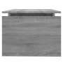 Mesa de centro madera contrachapada gris Sonoma 68x50x38 cm de vidaXL, Mesas de centro - Ref: Foro24-825841, Precio: 41,62 €,...