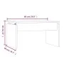 Sonoma-Couchtisch aus grauem Sperrholz, 68 x 50 x 38 cm von vidaXL, Couchtisch - Ref: Foro24-825841, Preis: 41,03 €, Rabatt: %
