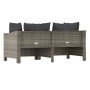 Gartenmöbel-Set, 2-teilig, mit grauen Polstern aus synthetischem Rattan von vidaXL, Gartensets - Ref: Foro24-362684, Preis: 1...