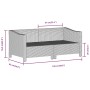 Gartenmöbel-Set, 2-teilig, mit grauen Polstern aus synthetischem Rattan von vidaXL, Gartensets - Ref: Foro24-362684, Preis: 1...