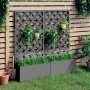Jardineras con enrejado 2 unidades WPC gris 65x33x135 cm de vidaXL, Maceteros y jardineras - Ref: Foro24-3154899, Precio: 342...