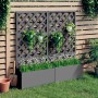 Pflanzgefäße mit Spalier 2 Einheiten WPC grau 65x33x135 cm von vidaXL, Töpfe und Pflanzgefäße - Ref: Foro24-3154899, Preis: 3...