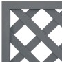 Pflanzgefäße mit Spalier 2 Einheiten WPC grau 65x33x135 cm von vidaXL, Töpfe und Pflanzgefäße - Ref: Foro24-3154899, Preis: 3...