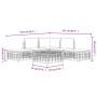 Gartenmöbel-Set 6-teilig anthrazitfarbene Kissen PE-Rattan von vidaXL, Outdoor-Sofas - Ref: Foro24-3186759, Preis: 424,64 €, ...