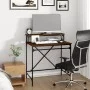 Sonoma iron and plywood desk 80x50x90 cm by vidaXL, Desks - Ref: Foro24-826708, Price: 54,60 €, Discount: %