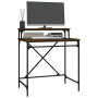 Escritorio de hierro y madera contrachapada Sonoma 80x50x90 cm de vidaXL, Escritorios - Ref: Foro24-826708, Precio: 54,23 €, ...