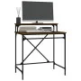 Sonoma iron and plywood desk 80x50x90 cm by vidaXL, Desks - Ref: Foro24-826708, Price: 54,60 €, Discount: %
