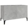 Concrete gray plywood disc cabinet 74.5x38x48 cm by vidaXL, CD and DVD storage - Ref: Foro24-831969, Price: 34,70 €, Discount: %