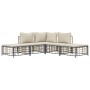 Gartenmöbel-Set 5-teilig, Kissen anthrazit, PE-Rattan von vidaXL, Outdoor-Sofas - Ref: Foro24-3186760, Preis: 370,61 €, Rabat...