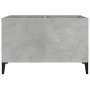 Concrete gray plywood disc cabinet 74.5x38x48 cm by vidaXL, CD and DVD storage - Ref: Foro24-831969, Price: 34,70 €, Discount: %