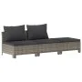 3-teiliges Gartenmöbel-Set und graue synthetische Rattankissen von vidaXL, Gartensets - Ref: Foro24-362692, Preis: 243,73 €, ...