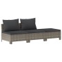3-teiliges Gartenmöbel-Set und graue synthetische Rattankissen von vidaXL, Gartensets - Ref: Foro24-362692, Preis: 249,27 €, ...