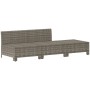 3-teiliges Gartenmöbel-Set und graue synthetische Rattankissen von vidaXL, Gartensets - Ref: Foro24-362692, Preis: 249,27 €, ...