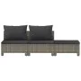 3-teiliges Gartenmöbel-Set und graue synthetische Rattankissen von vidaXL, Gartensets - Ref: Foro24-362692, Preis: 243,73 €, ...