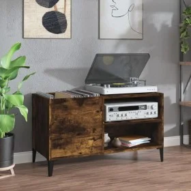 Scheiben Möbel Sperrholz geräucherte Eiche 84,5x38x48 cm von vidaXL, CD- und DVD-Speicher - Ref: Foro24-831954, Preis: 63,25 ...