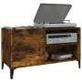 Scheiben Möbel Sperrholz geräucherte Eiche 84,5x38x48 cm von vidaXL, CD- und DVD-Speicher - Ref: Foro24-831954, Preis: 63,25 ...