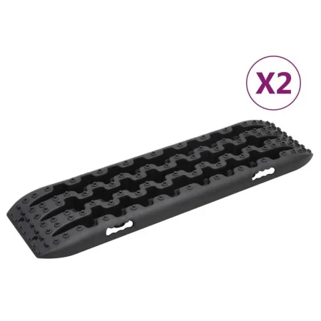 Traction boards 2 units black nylon 106x30.5x7 cm by vidaXL, Emergency kits and tools - Ref: Foro24-210774, Price: 98,46 €, D...