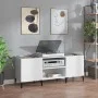 Weißer Plattenschrank aus Sperrholz, 121 x 38 x 48 cm von vidaXL, CD- und DVD-Speicher - Ref: Foro24-831933, Preis: 67,31 €, ...
