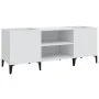 Weißer Plattenschrank aus Sperrholz, 121 x 38 x 48 cm von vidaXL, CD- und DVD-Speicher - Ref: Foro24-831933, Preis: 67,31 €, ...