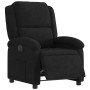 Sillón reclinable eléctrico de terciopelo negro