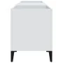 Weißer Plattenschrank aus Sperrholz, 121 x 38 x 48 cm von vidaXL, CD- und DVD-Speicher - Ref: Foro24-831933, Preis: 67,31 €, ...