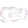 Weißer Plattenschrank aus Sperrholz, 121 x 38 x 48 cm von vidaXL, CD- und DVD-Speicher - Ref: Foro24-831933, Preis: 68,14 €, ...