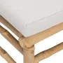8-piece garden furniture set made of bamboo with light gray cushions by vidaXL, Garden sets - Ref: Foro24-3155110, Price: 785...