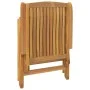 Liegende Gartenstühle 8 Einheiten aus massivem Teakholz von vidaXL, Gartenstühle - Ref: Foro24-3154925, Preis: 1,00 €, Rabatt: %