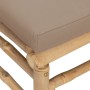 2 pcs bamboo garden corner sofas with taupe gray cushions by vidaXL, Garden sets - Ref: Foro24-3155118, Price: 280,62 €, Disc...