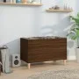 Brown oak plywood disc cabinet 74.5x38x48 cm by vidaXL, CD and DVD storage - Ref: Foro24-831964, Price: 43,27 €, Discount: %