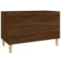 Scheibenschrank aus braunem Eichensperrholz, 74,5 x 38 x 48 cm von vidaXL, CD- und DVD-Speicher - Ref: Foro24-831964, Preis: ...