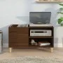 Scheibenschrank aus braunem Eichensperrholz, 84,5 x 38 x 48 cm von vidaXL, CD- und DVD-Speicher - Ref: Foro24-831948, Preis: ...