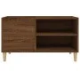 Scheibenschrank aus braunem Eichensperrholz, 84,5 x 38 x 48 cm von vidaXL, CD- und DVD-Speicher - Ref: Foro24-831948, Preis: ...