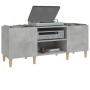 Plattenschrank aus betongrauem Sperrholz, 121 x 38 x 48 cm von vidaXL, CD- und DVD-Speicher - Ref: Foro24-831929, Preis: 64,2...