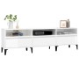 Hochglanzweißer TV-Schrank aus Sperrholz, 150 x 30 x 44,5 cm von vidaXL, TV-Möbel - Ref: Foro24-831919, Preis: 83,21 €, Rabat...