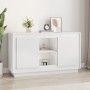 Sideboard aus glänzendem weißem Sperrholz 102x35x60 cm von vidaXL, Sideboards - Ref: Foro24-831879, Preis: 130,70 €, Rabatt: %