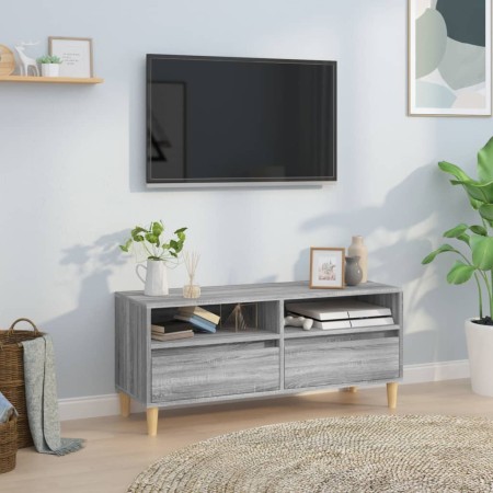 TV-Schrank aus grauem Sonoma-Sperrholz, 100 x 34,5 x 44,5 cm von vidaXL, TV-Möbel - Ref: Foro24-831899, Preis: 66,88 €, Rabat...